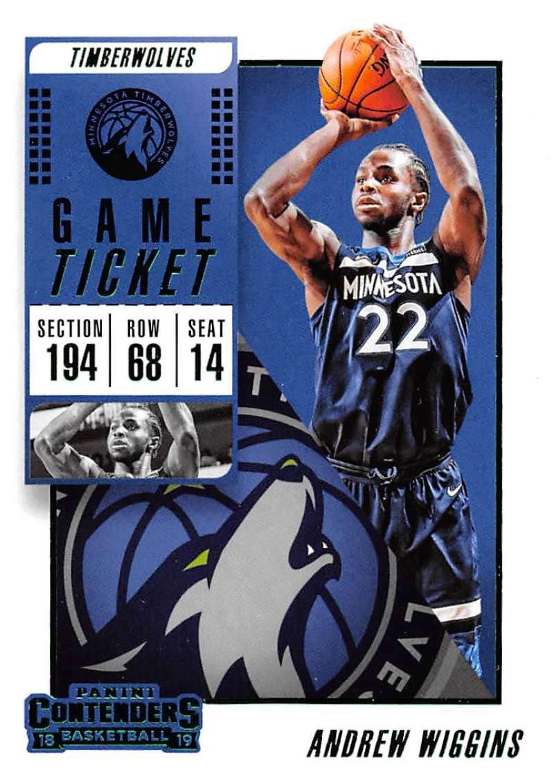 PANINI NBAカード COURT KINGS ANDREW WIGGINS TIMBERWOLVES #22 送料無料 中古 IT2 Amazon.com: 2018-19 NBA Contenders Game Ticket Green #51 Andrew